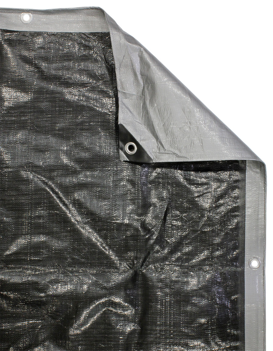 20' X 30' Silver/Black Poly Tarp